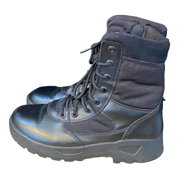 Response Gear Tactical Footwear Black Lace-up Work Field US 9 Mens Work Boots - Picture 1 of 12